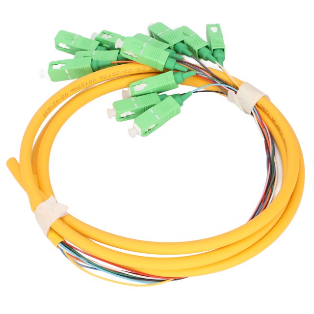 Cable óptico, Fibra Flexible De Baja Pérdida De Inserción Ampliamente Compatible, 12 Hilos Para Marcos De Distribución De Luz Para Caja De Gestión De Cables