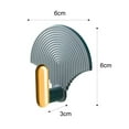 thumbnail image 2 of 4pcs Modern Adhesive Hooks with Vibrant Color Combination for Home Office School Dorms(Dark Green), 2 of 10