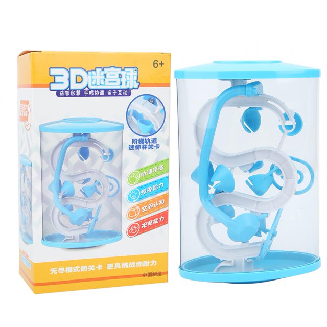Laberinto de bolas de inteligencia, juguete 3D, Mini exploración, entrenamiento equilibrado, juego desafiante 8116