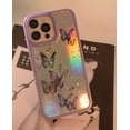 thumbnail image 3 of case for iPhone 14 Pro Max Case Glitter Butterfly Sparkle Case for Women Girls,Cute Slim Soft Silicone Gel Bling Phone Case Cover Compatible for Apple iPhone 14 Pro Max 6.7", 3 of 11