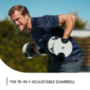 NUOBELL Adjustable Dumbbells Pair 5-80 lbs : the Adjustable Dumbbell Set to Replace 16 Sets of Dumbbells. Add Nuobell Dumbbells 80lb and Free Weights to Your Home Gym. Just Twist the Handle to Adjust