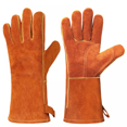 thumbnail image 1 of Guantes ignífugos resistentes a cortes para parrilla, guantes resistentes al calor, guantes de cocina seguros para cocinar, 34,5 CM, 1 of 5