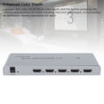 thumbnail image 4 of Conmutador KVM De 4 Puertos 4K@60Hz, Conmutador KVM HDMl 4 En 1 Salida, Conmutador Sin Interrupciones De Visor Múltiple Con Control Remoto Por Infrarrojos, Compatible Con, 4 of 7