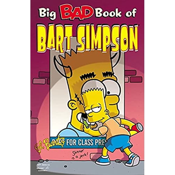 Pre-Owned Big Bad Book of Bart Simpson (Paperback) 0060555904 9780060555900