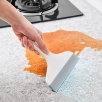 Djiypn Household Glass Scraper Car Glass Cleaner Window Cleaning Floor Tile Wall Cleaning Brush Wiper,Plastic,White