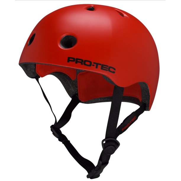 Pro Tec Skateboard Helmet STREET LITE (CERTIFIED) SATIN BLOOD ORANGE