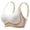 White, variant on Seamless Bras Full Coverage Wireless Push Up Bra for Women No Underwire Comfort V Neck Bralettes with Support And Lift Mint Green 3Xl