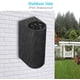 thumbnail image 3 of Aplique de pared para exterior, aluminio gris antracita, iluminación exterior vertical, IP44, resistente al agua, para jardín, patio, terraza, balcón, garaje., 3 of 4