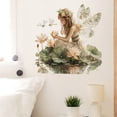 thumbnail image 2 of Adhesivos de pared de PVC con forma de estanque de hadas y flor de loto, 30 x 30 cm, 2 of 4