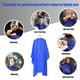 thumbnail image 5 of Capa de peluquero - Capa de corte de pelo grande impermeable - Delantal de corte de pelo para adultos con estilo de salón, capas azules de nailon para peluquería, con cierre a presión ajustable,, 5 of 5