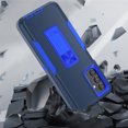 thumbnail image 3 of NIFFPD Samsung Galaxy A13 5G Case, Heavy Duty Shockproof Phone Case with Kickstand Support Car Mount Dark blue&Blue, 3 of 6