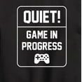 thumbnail image 3 of Instant Message - Quiet Game In Progress - Toddler & Youth Crewneck Fleece Sweatshirt, 3 of 6