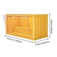 thumbnail image 2 of Stackable Transparent Collectibles Showcase Cabinet With Adjustable LED Lighting And Secure Door For Action Figures Display, 2 of 3