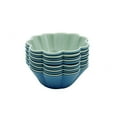 thumbnail image 1 of Starfrit Silicone Muffin Liners, Reusable & Non-Stick Baking Cups , Blue & Green, Pack-12, 1 of 5