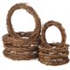 thumbnail image 1 of Juego de 8 coronas de enredadera naturales, 2 tamaños, para decoración de corona de primavera de Pascua, pasatiempos creativos para bodas, decoración de fiesta, 10 cm y 15 cm, 1 of 5