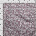 thumbnail image 3 of oneOone Polyester Spandex Purple Fabric Floral Sewing Fabric By The Yard Printed Diy Clothing Sewing Supplies 56 Inch Wide, 3 of 4