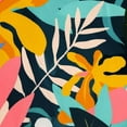 thumbnail image 6 of Acheng Round Tablecloth Palm Leaves with Lush Branches and Leaves Tropical Jungle Palm Leaves with Charming Colors 38-42, 6 of 8