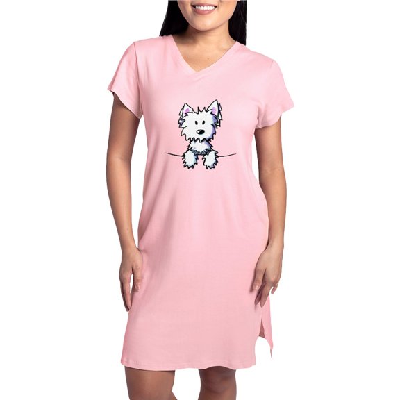 CafePress - Pocket Westie Caricature - Women's Nightshirt