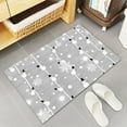 thumbnail image 5 of Merry Chirstmas Kitchen Rugs Sets 2 Piece Floor Mats Cute Xmas Snowman Snowflake Snow Grey Doormat Non-Slip Rubber Backing Area Rugs Carpet Inside Door Mat Pad Sets-15.7" x 23.6"+15.7" x 47.2", 5 of 6