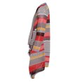 thumbnail image 4 of Topcobe Cardigans légers pour femme, Cardigan à manches 3/4 pour femme, Cardigans volants en tissu fin pour juniors, Pulls cardigan ouvert en tricot rouge/bleu pour dames, S-XL, 4 of 4