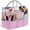 Pink, variant on Craft and Art Tote - 600D Pink Nylon Fabric Art Sewing Organizer Bag with Pockets - for Craft, Scrapbooking, Medical, and Office Supplies Storage