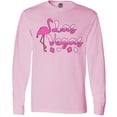 thumbnail image 3 of Inktastic Las Vegas Flamingo Silhouette in Pink Long Sleeve T-Shirt, 3 of 5