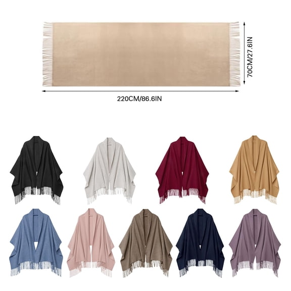 Shawl Wraps for Women,Wool Scarf 80''*27'' Ladies Scarfs Gift Box Pashmina Thick Oversized Scarf Winter Fashion Womens Shawl Blue