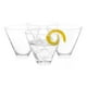 thumbnail image 1 of Luxor Juego 6 Vasos Copas De Vidrio Para Martini Coctel, 1 of 3