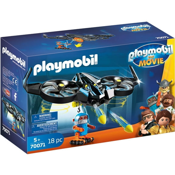 PLAYMOBIL THE MOVIE Robotitron with Drone