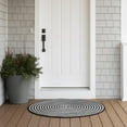 thumbnail image 3 of Colonial Mills Tiki Spiral Doormats - Ink Drop  70” x 70”, 3 of 3
