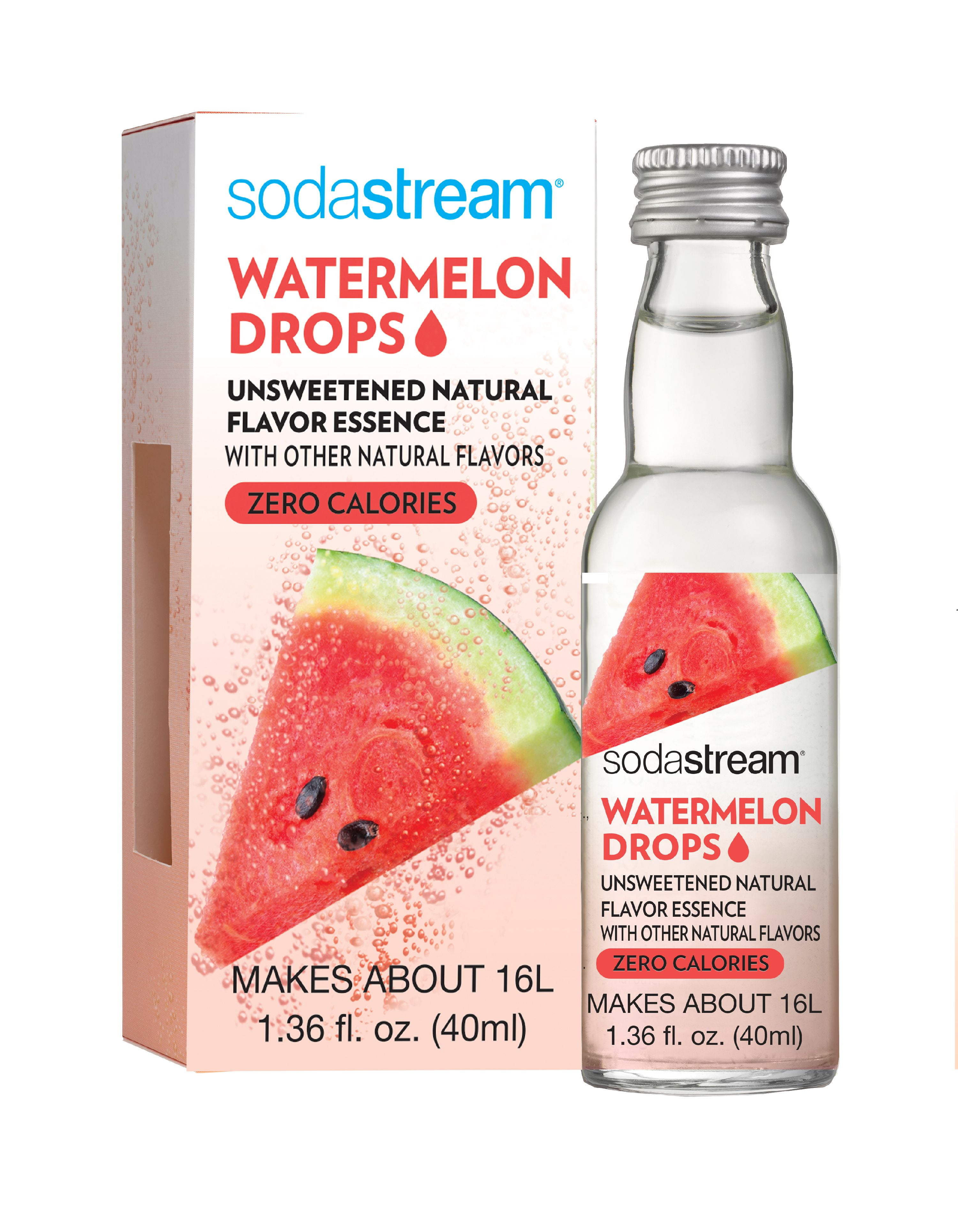 SodaStream Watermelon Drops Natural Flavor Essence, 1.36 Fl. Oz