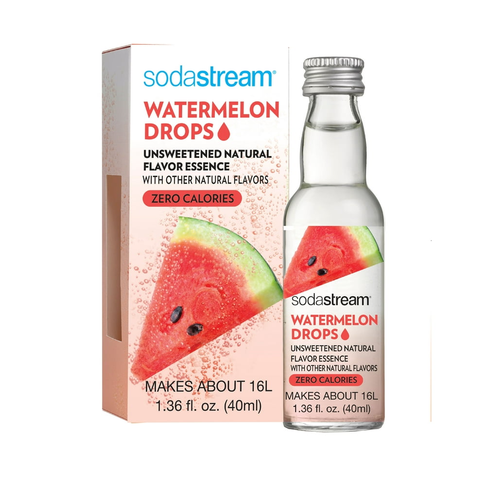 SodaStream Watermelon Drops Natural Flavor Essence, 1.36 Fl. Oz
