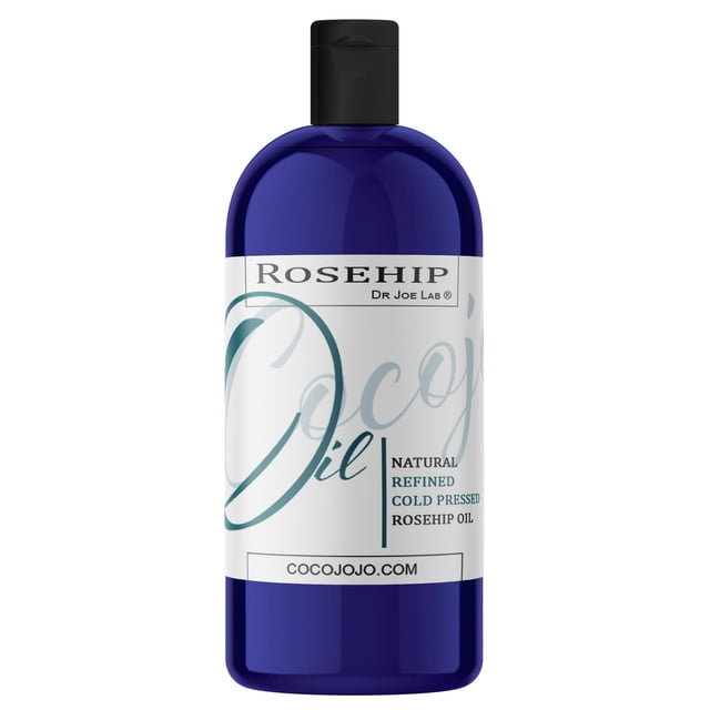cocojojo Aceite de rosa mosqueta para cara Aceite de rosa para cara Aceite de rosa mosqueta para cara Aceite de rosa mosqueta puro refinado prensado en frío todo natural para cabello piel cara cuerpo