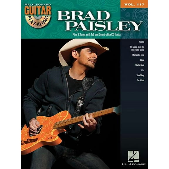 Brad Paisley: Guitar Play-Along Volume 117