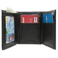 thumbnail image 3 of WEBER'S PREMIER LEATHER - Dynasty Series - Mens RFID Blocking Trifold Full Grain Leather Wallet, 3 of 3