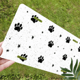 thumbnail image 5 of 1 Pcs 2D Flat License Plate Covers & Frames, Paw Prints and For Decorative Front, Waterproof For Decoration Aluminum License Plate Covers & Frames Cover For Men Women, 12" X 6", 5 of 6