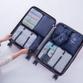 thumbnail image 4 of Yeetufb Clearance Clear Bins For Organizing Packing Cubes For Travel 7Pcs Travel Cubes Set Foldable Suitcase Organizer Lightweight Luggage Storage Bag, 4 of 4