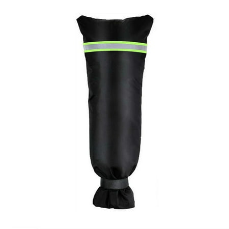 Comaie Outdoor Spigot Cover Winter Faucet Cover with Reflective Safety Strips Insulated Faucet Winter Cover Durable Spigot Cover for Winter Freeze Protection Garden Hose Bib judicious
