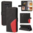 thumbnail image 1 of GANGXUN Flip Case for LG K61 – Leather Wallet Cover with Card Slots, Kickstand & Color Stitching Protective Folio, 1 of 6
