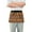 Folk Art Flowers, variant on Limes and Jasmine Flowers Server Apron with 3 Pockets Waterproof Waitress Waist Short Apron for Man Woman 12 Inches