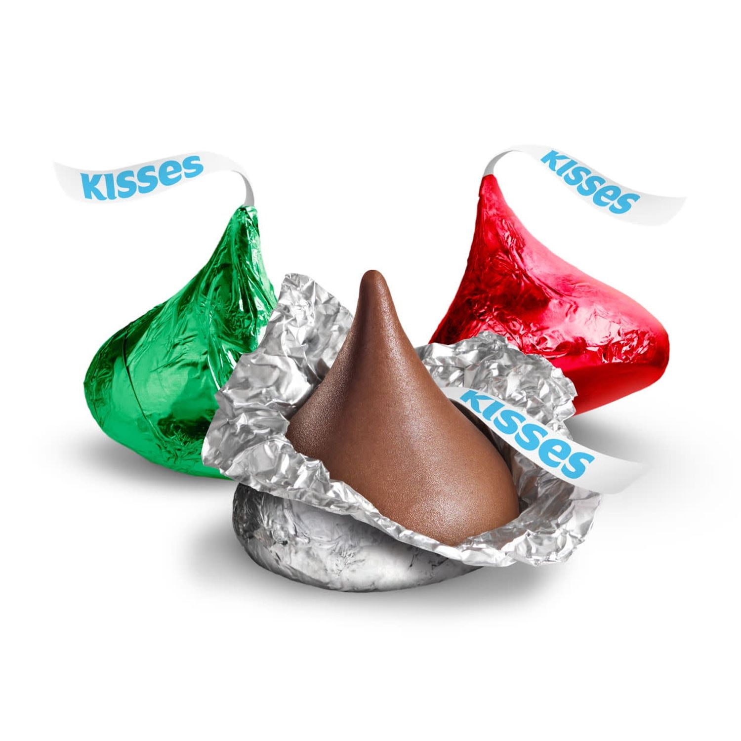 Hershey's Kisses Milk Chocolate Christmas Candy, Bulk Bag 35.85 oz