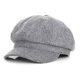 thumbnail image 1 of Gorro de mujer, boina francesa, gorro de lana cálido, gorro de vendedor de periódicos, gorro plano, gorro de invierno, gorro de mujer, gorro octogonal., 1 of 3