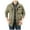 Khaki, variant on Goodtrade8 Jackets for Men Winter Hooded Zip up Casual Long Sleeve Plain Pocket Mens Coats