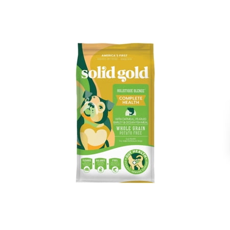 Solid Gold Holistique Blendz Dry Dog Food, Oatmeal, Pearled Barley & Ocean Fish Meal, 24lb