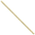 thumbnail image 2 of 10k Yellow Gold Bracelet Fancy 5 mm 8 in Link, 2 of 4