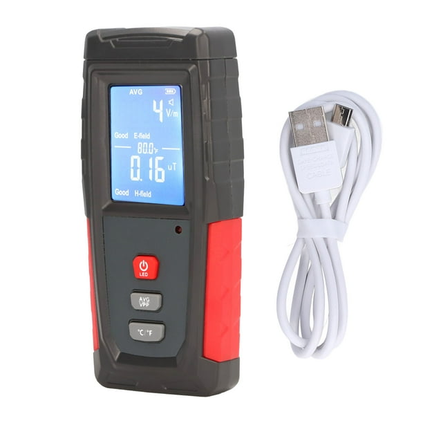 Inspección plástica 3.7V 600mAh del probador EMF de la alarma automática de la radiación electromagnética