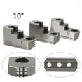 thumbnail image 3 of 3Pcs Set 10" HARD JAWS For Kitagawa B-210 1.5mm x 60° CNC Lathe Chuck Steel, 3 of 12
