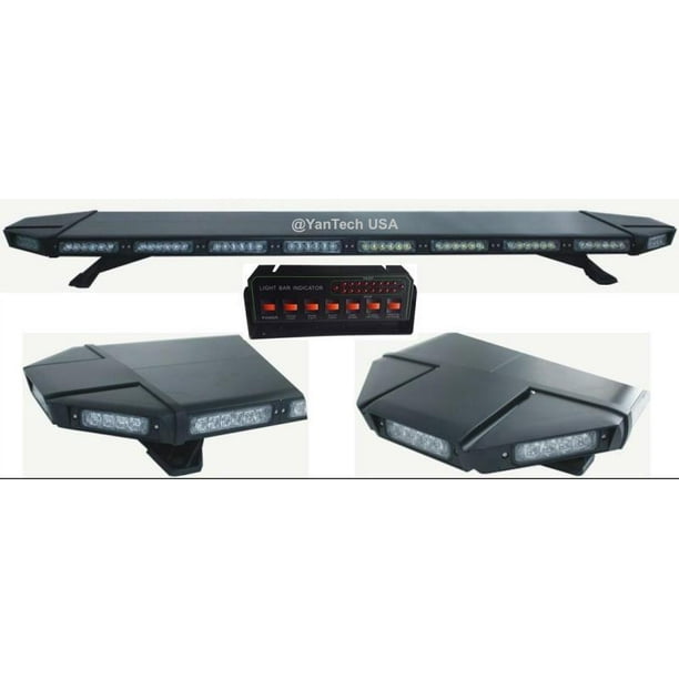 Black Hawk 49" 88 LED Light Bar Emergency Warning Beacon Roof Top