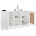 thumbnail image 2 of vidaXL Sideboard White 120x30.5x70 cm Engineered Wood, 2 of 5