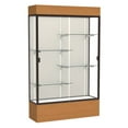 thumbnail image 3 of Waddell Reliant Series Wood Veneer Lighted Floor Display Case, 3 of 7